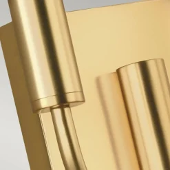 Sklep Kaja Złoty, podwójny kinkiet z abażurami FE-BRIANNA2-BB z serii BRIANNA