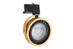 Sklep Kaja Złoty, regulowany reflektor do szyny AZ5237 JERRY TRACK 3LINE | Kaja