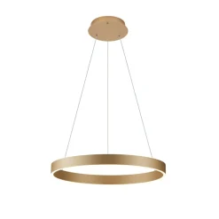 Best Sale Złoty ring ⌀60 PND-56215D-060RPC-GD-3KS4K-TRDIMM BRASCO UP DOWN | Kaja Żyrandole Nowoczesne