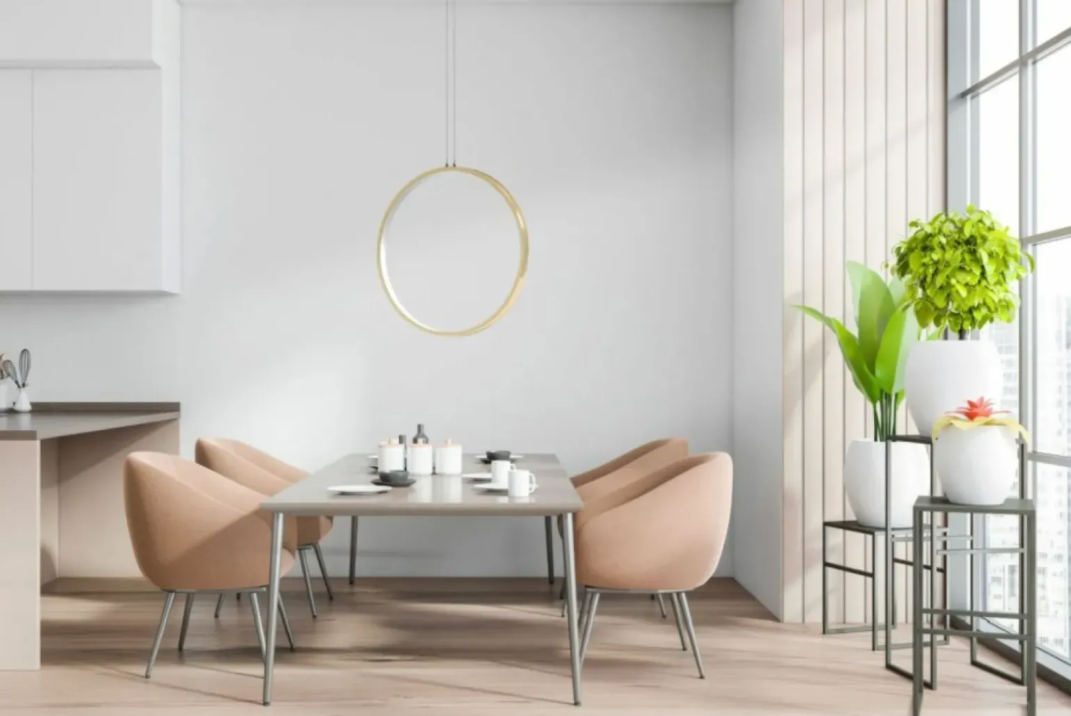 Clearance Złoty żyrandol LED, pionowy zwis obręcz ⌀60cm AZ5256 MASSIMA | Kaja Żyrandole Nowoczesne