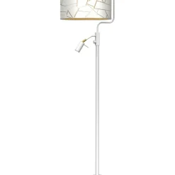 Sklep Kaja Abażurowa lampa podłogowa z dodatkowym światłem MLP7571 ZIGGY | Kaja