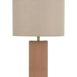 Sklep Kaja Abażurowa lampka stołowa do salonu LP-787/1T BEŻOWA TOKIO | Kaja