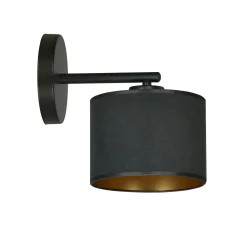 Sklep Kaja Abażurowa, prosta lampa ścienna do sypialni 1054/K1 HILDE | Kaja