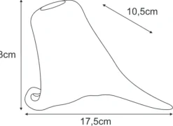 Sklep Kaja Asymetryczny klosz, kształt kielicha K-HP210 KLOSZ