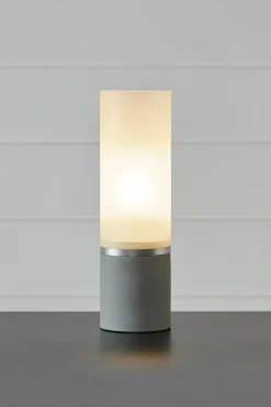 Sklep Kaja Betonowa lampka stołowa z kloszem, do salonu 108593 z serii MOLO