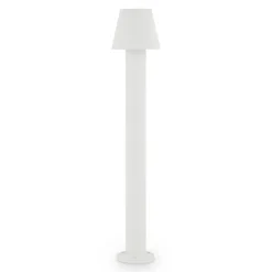 Sklep Kaja Biała lampa ogrodowa stojąca LED 80cm O421FL-L5W z serii HARZ | Kaja