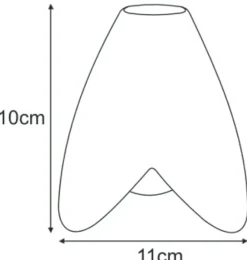 Sklep Kaja Biało-żółty klosz matowy K-HP-LX-084 ŻÓŁTY MAZ KLOSZ