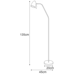 Sklep Kaja Dekoracyjna lampa stojąca K-MT-201 KAJTEK I | Kaja