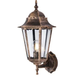 Sklep Kaja Dekoracyjny kinkiet elewacyjny K-5006A UP CZ/ZŁ LOZANA | Kaja