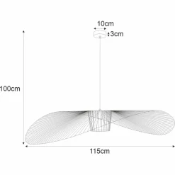 Sklep Kaja Designerski, , druciany żyrandol KP-21 KAPELUSZ | Kaja