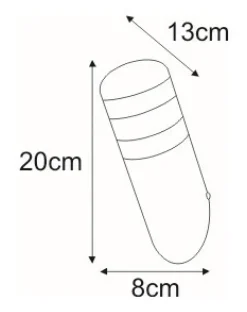 Sklep Kaja Designerski, ledowy kinkiet zewnętrzny K-LP402 OSLO | Kaja Oświetlenie