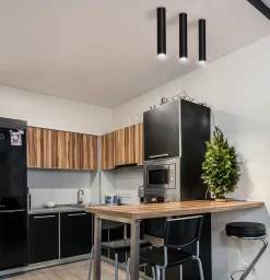 Sklep Kaja Długi downlight natynkowy 30cm GU10 K-4406 MILE BLACK | Kaja