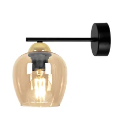 Sklep Kaja Estetyczna lampa ścienna, miodowy kinkiet K-5608 z serii TULA