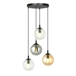 Best Lampa wisząca na okrągłej podsufitce 714/4PREM | Kaja Oświetlenie Żyrandole Nowoczesne