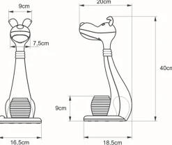Dzieci Sklep Kaja Lampka biurkowa LED dla ucznia K-BL1607 ŻÓŁTY PIESEK | Kaja