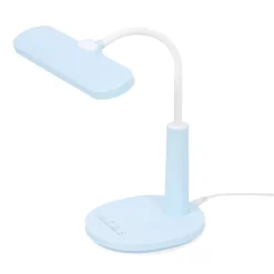 Dzieci Sklep Kaja Niebieska lampka biurkowa, wbudowany LED K-BL1521 seria MILO