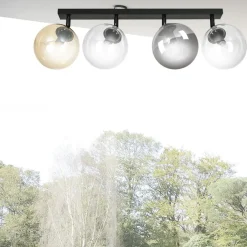 Outlet Regulowana lampa sufitowa z kolorowymi kloszami 779/4 | Kaja Żyrandole Nowoczesne