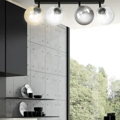 Outlet Regulowana lampa sufitowa z kolorowymi kloszami 779/4 | Kaja Żyrandole Nowoczesne